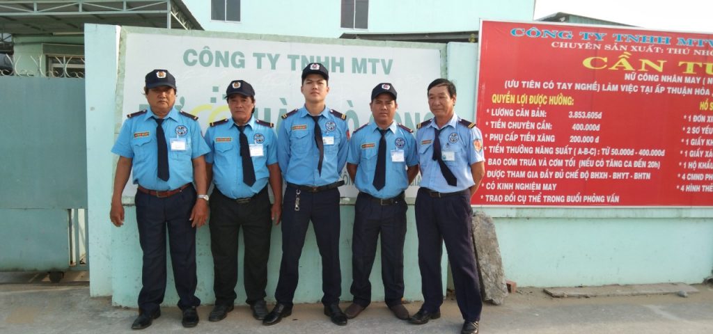 Công ty bảo vệ tại Thái Bình