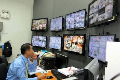 Nhiệm vụ của nhân viên bảo vệ phòng điều khiển trung tâm.