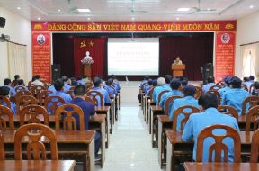 Khai giảng lớp đào tạo nghiệp vụ cho nhân viên bảo vệ