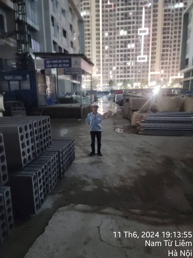 An Ninh Nhất Hà Nội triển khai bảo vệ Công trường thi công VINHOMES Tây Mz