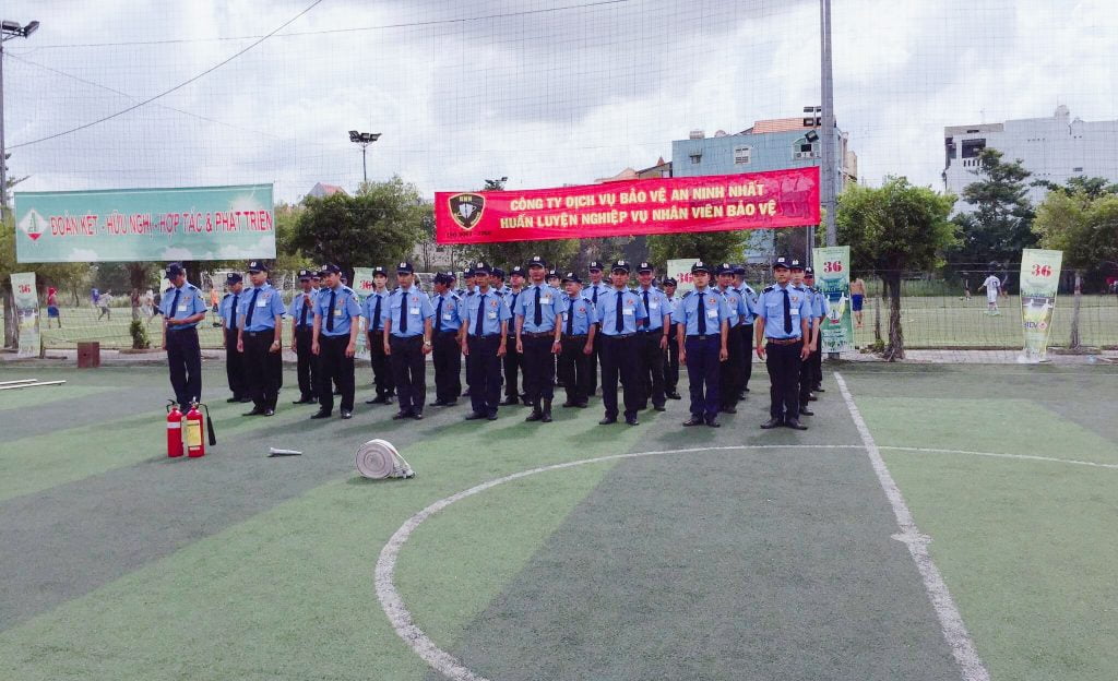 Bảo vệ An Ninh Nhất tập huấn nâng cao công tác nghiệp vụ bảo vệ