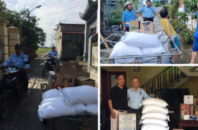 An Ninh Nhất Hà Nội chung tay ủng hộ hỗ trợ khắc phục hậu quả cơn bão số 3