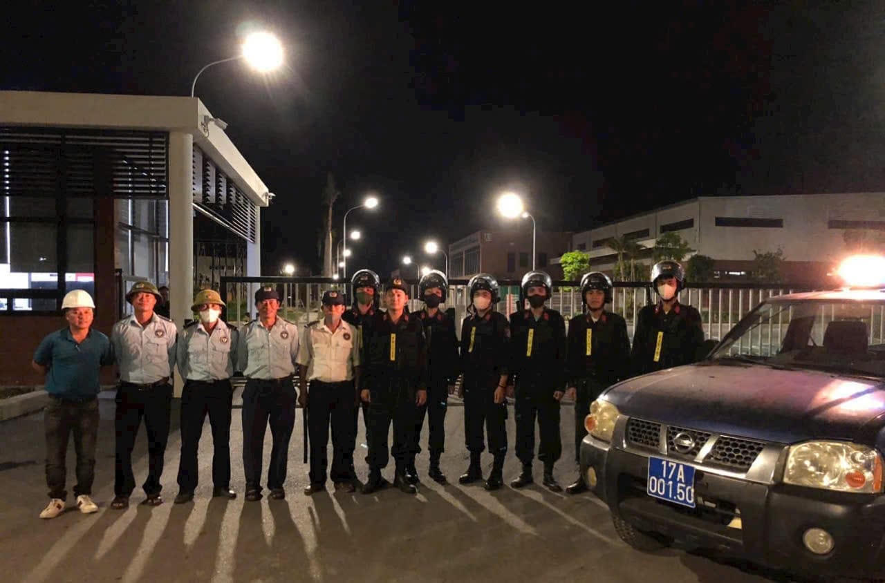 Công ty Bảo Vệ An Ninh Nhất Phối Hợp với Lực Lượng Công An đảm bảo an ninh Khu Công Nghiệp