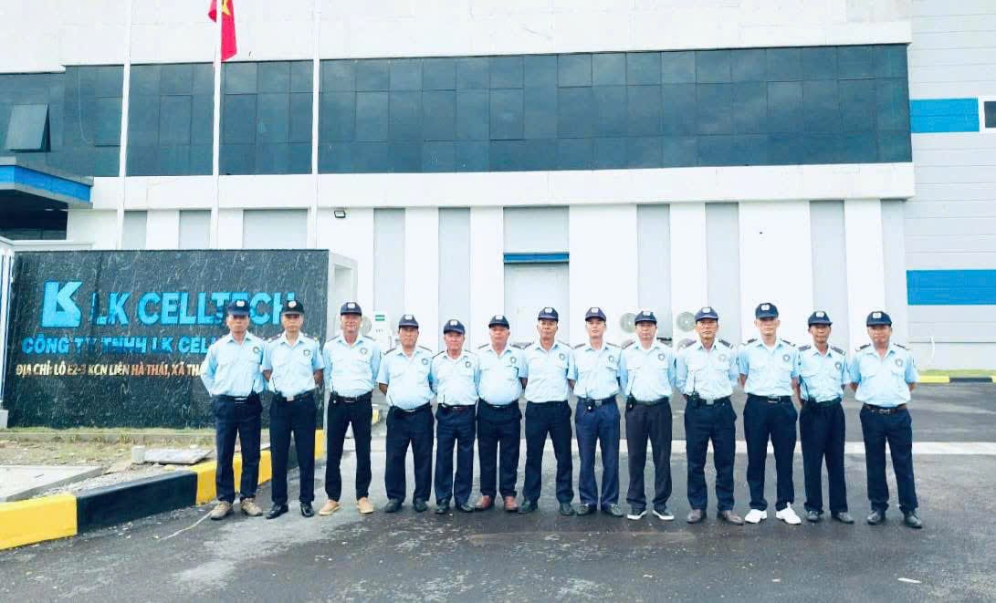 Bảo vệ chuyên nghiệp tại Nhà máy LK CELLTECH VINA