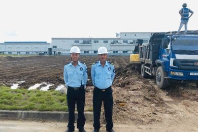 An Ninh Nhất triển khai bảo vệ công trường Nhà máy Ohsung Vina – Giai đoạn 2 tại Thái Bình